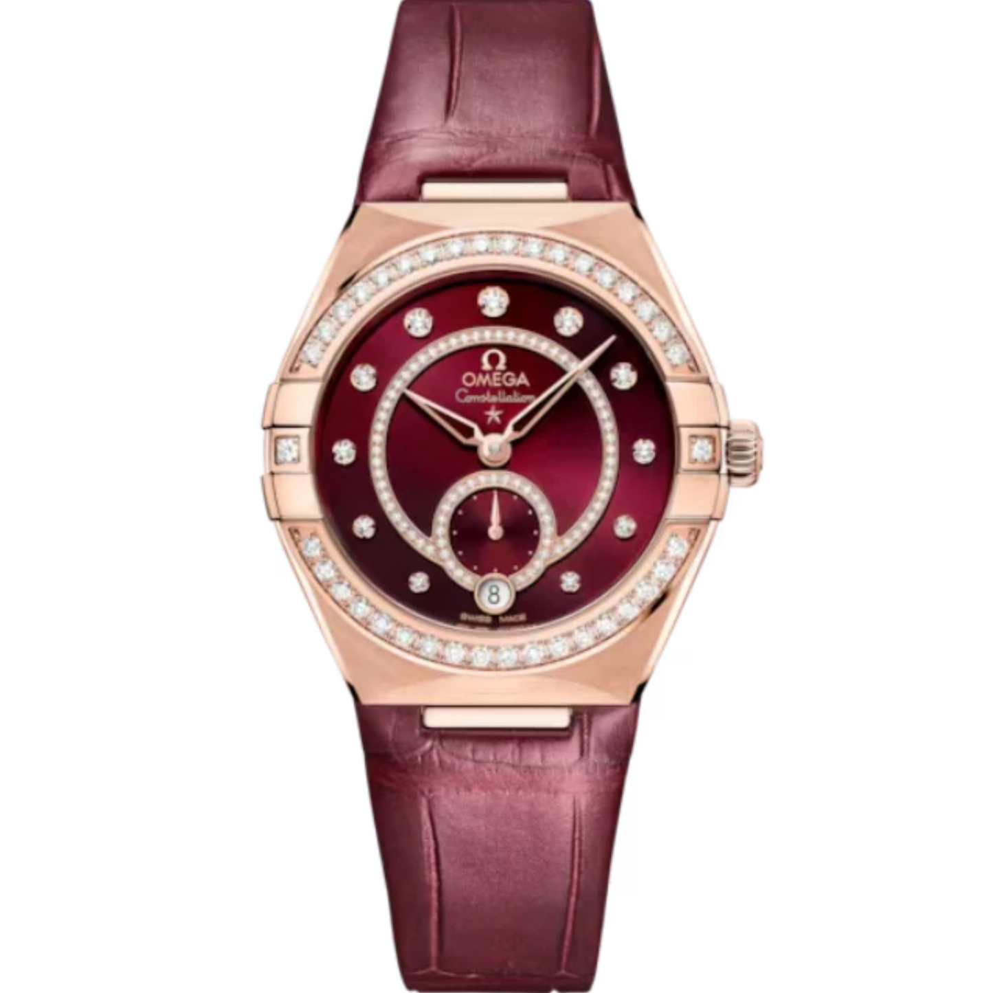 CONSTELLATION 34 MM SEDNA™ GOLD WITH RED DIAL