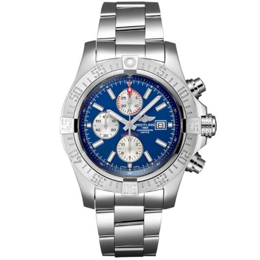 SUPER AVENGER II 48 MM STAINLESS STEEL WITH BLUE DIAL