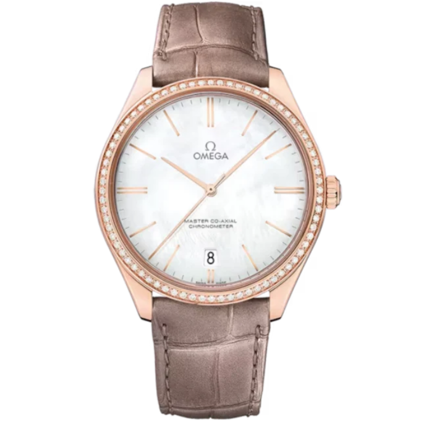 DE VILLE TRÉSOR 40 MM SEDNA™ GOLD WITH MOTHER OF PEARL DIAL