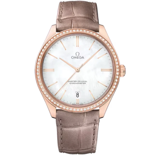 DE VILLE TRÉSOR 40 MM SEDNA™ GOLD WITH MOTHER OF PEARL DIAL