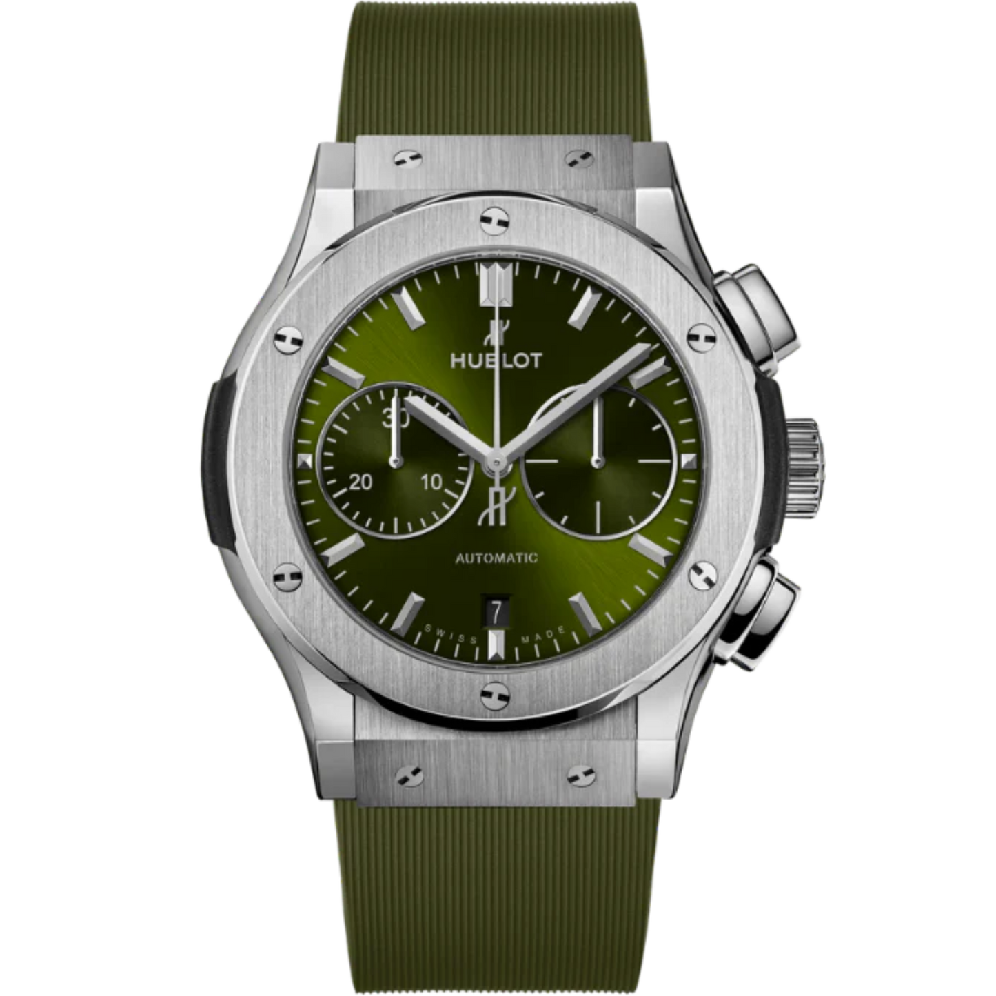 CLASSIC FUSION 42MM CHRONOGRAPH TITANIUM GREEN