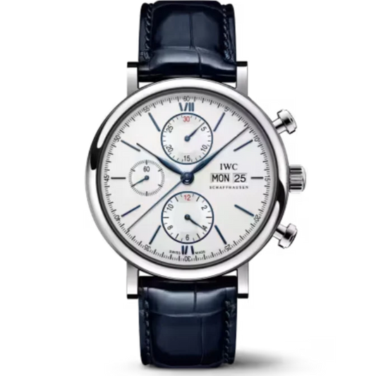 PORTOFINO CHRONOGRAPH 42 MM STAINLESS STEEL WITH WHITE DIAL