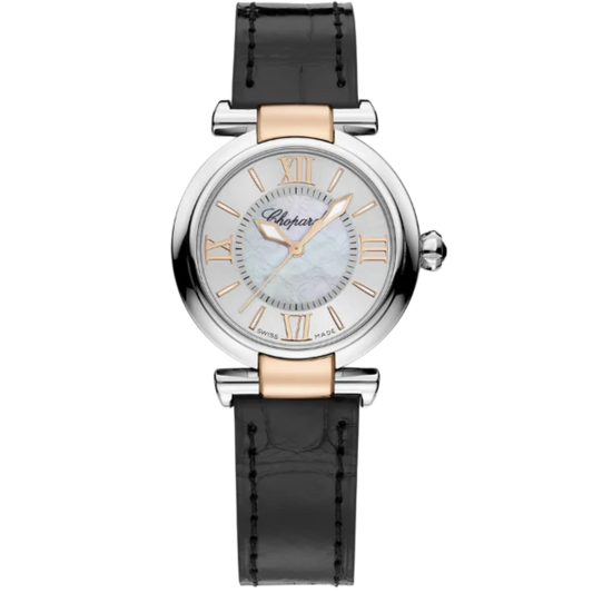IMPERIALE 29 MM ETHICAL ROSE GOLD - ETHICAL LUCENT STEEL™ WITH SILVER - MOTHER OF PEARL DIAL