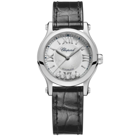 HAPPY SPORT 30 MM LUCENT STEEL™ WITH SILVER DIAL