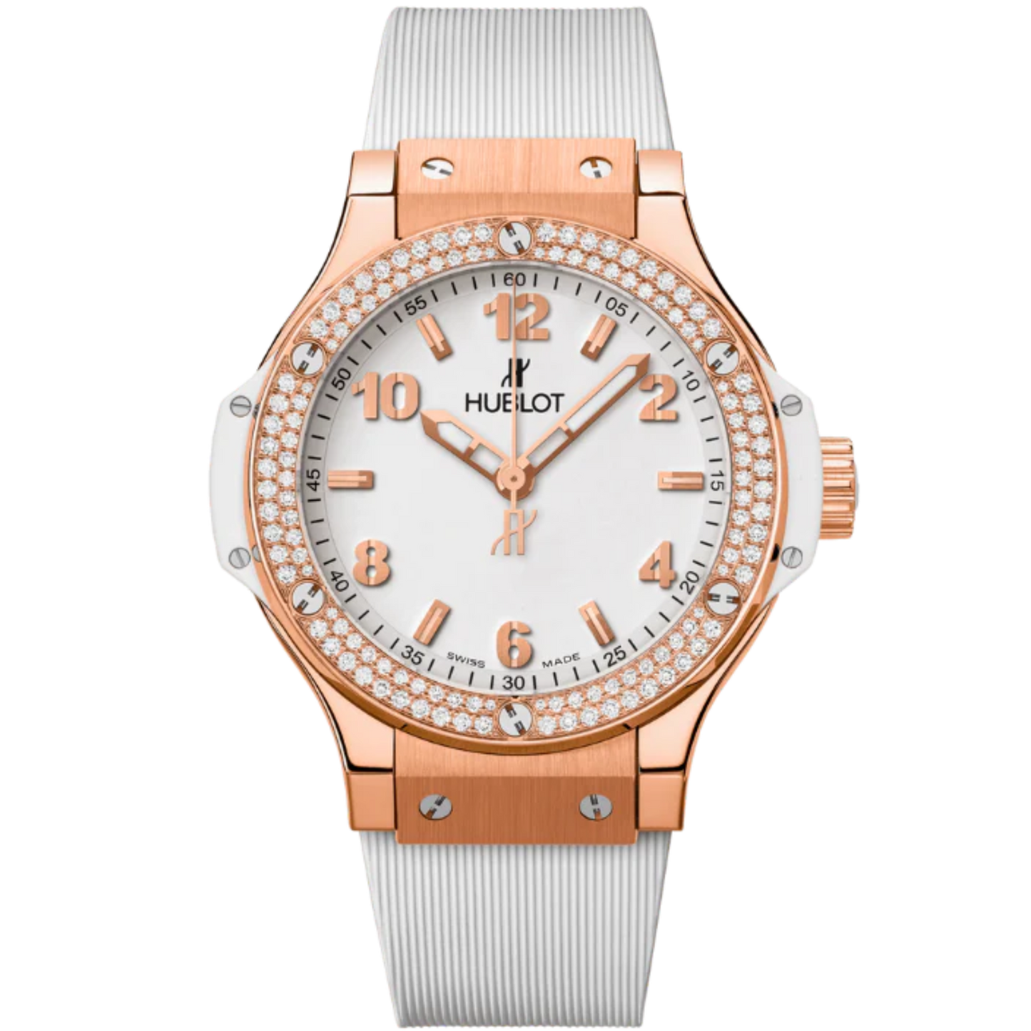 Big Bang 38mm GOLD WHITE DIAMONDS