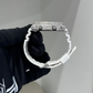 Casio Iced out G Shock Analog (White Gold with White Dial and Strap)
