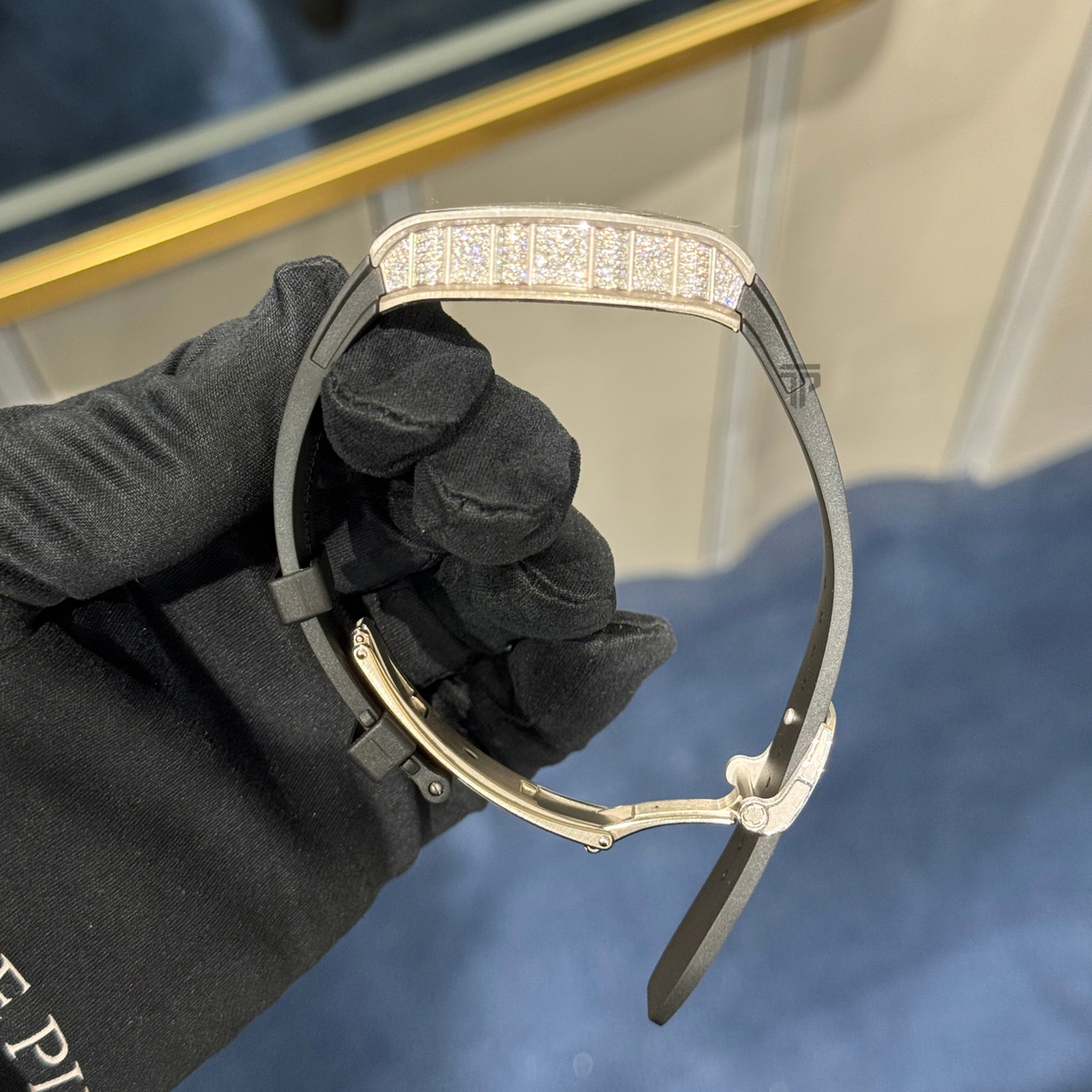 Richard Mille RM72-01 White Gold Snow Setting Flyback Chronograph