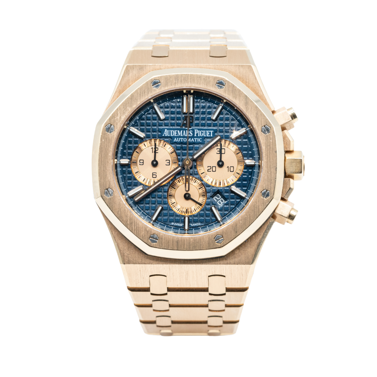 Audemars Piguet Royal Oak Ref. 26331OR.OO.1220OR.01 41MM Rose Gold Blue Dial