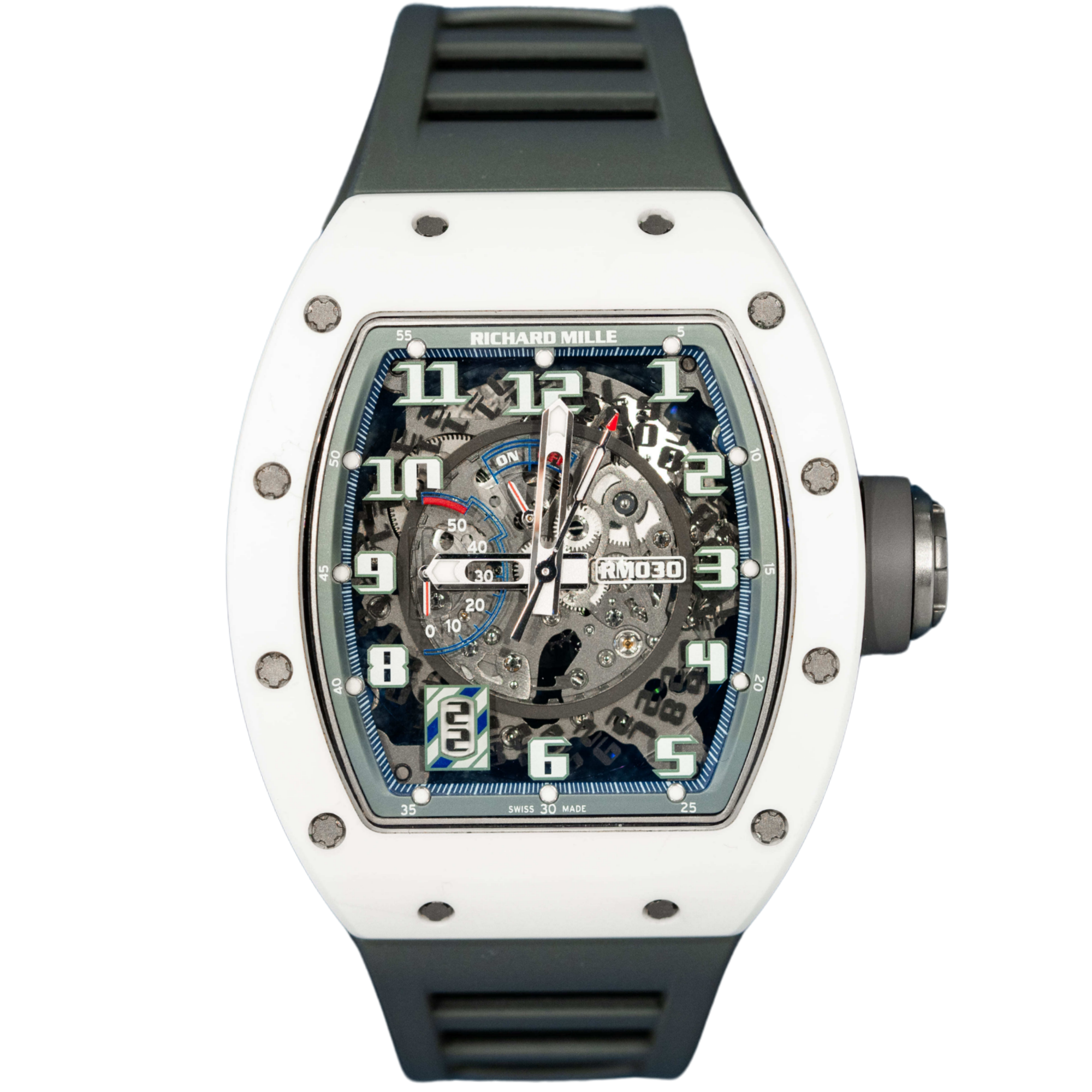 Richard Mille RM030 White Ceramic "St Tropez" (LTD 50 Pieces)
