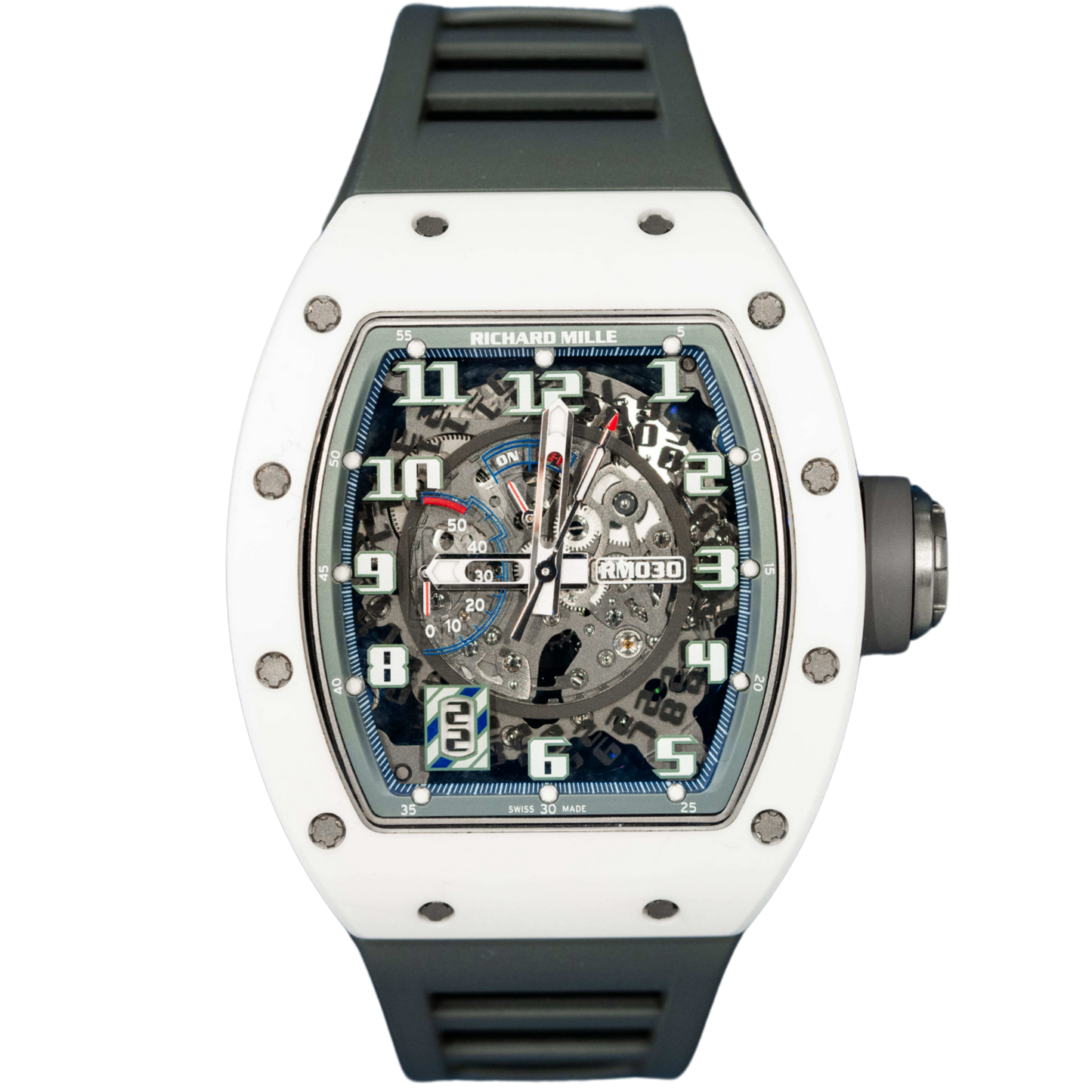 Richard Mille RM030 White Ceramic "St Tropez" (LTD 50 Pieces)