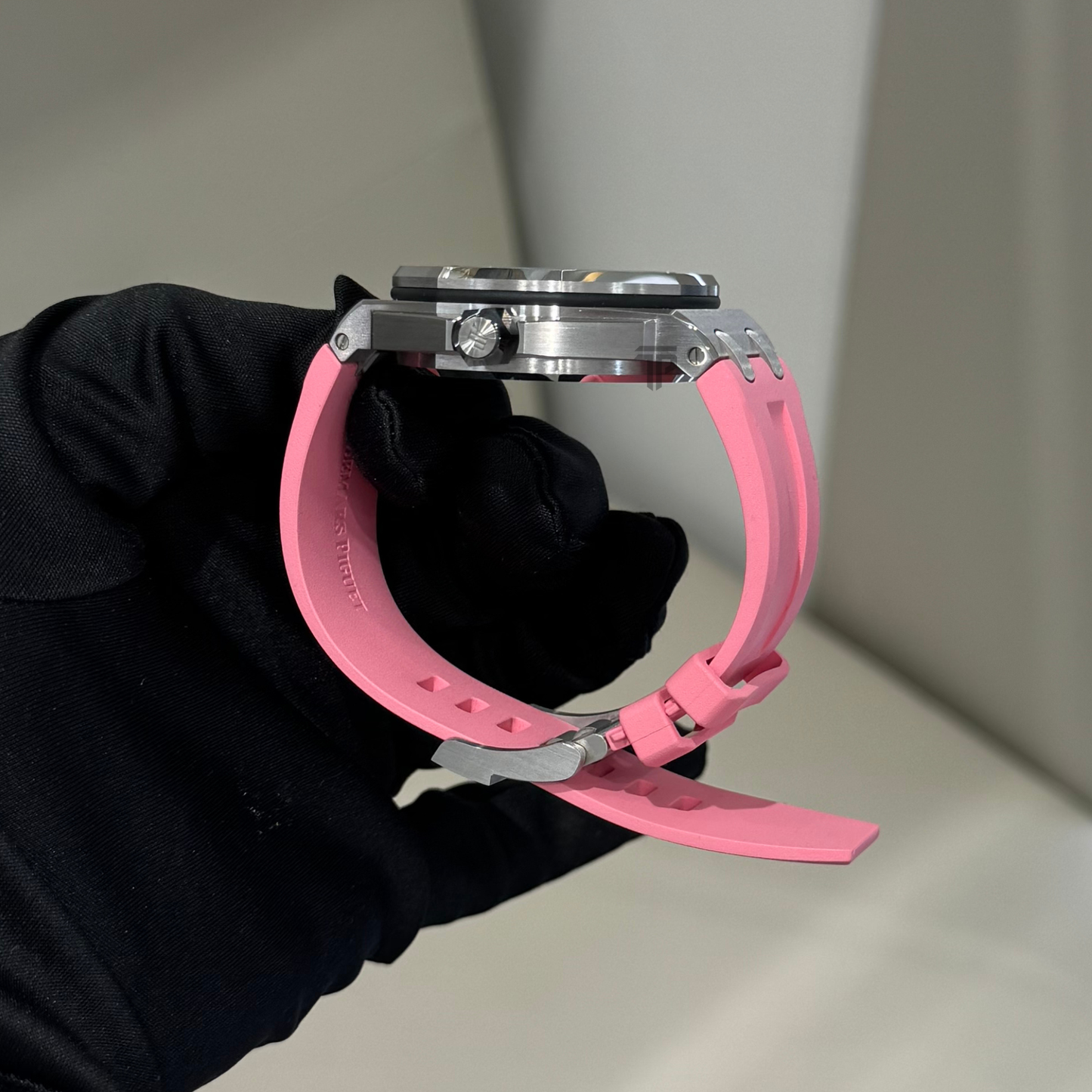 Audemars Piguet Royal Oak Offshore Diver Ref. 15720ST.OO.A010CA.01 42mm Stainless Steel (Pink and Black)