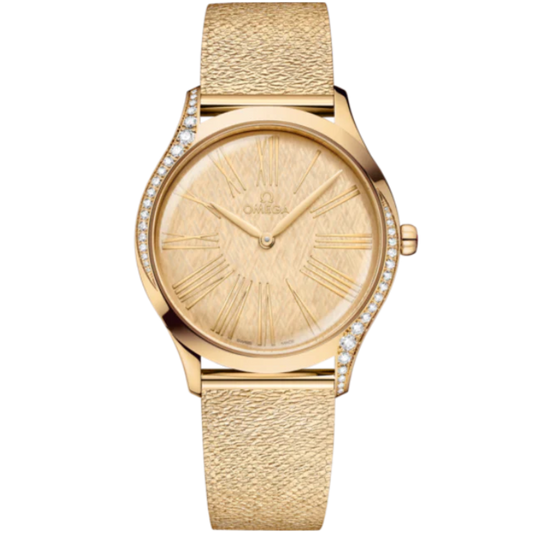 DE VILLE TRÉSOR 36 MM MOONSHINE™ GOLD WITH YELLOW DIAL