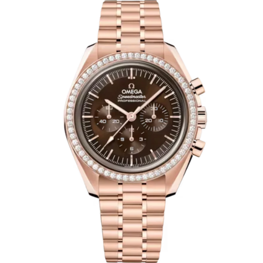 SPEEDMASTER MOONWATCH PROFESSIONAL 42 MM SEDNA™ GOLD WITH BROWN DIAL