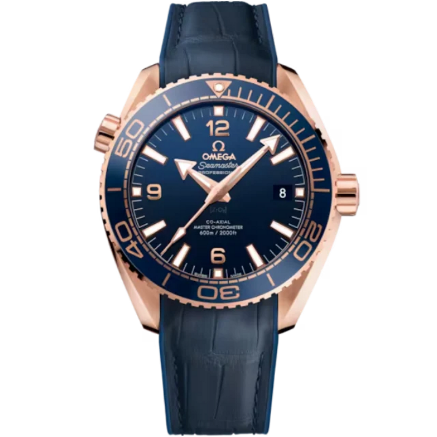 SEAMASTER PLANET OCEAN 600M 43 MM SEDNA™ GOLD WITH BLUE DIAL