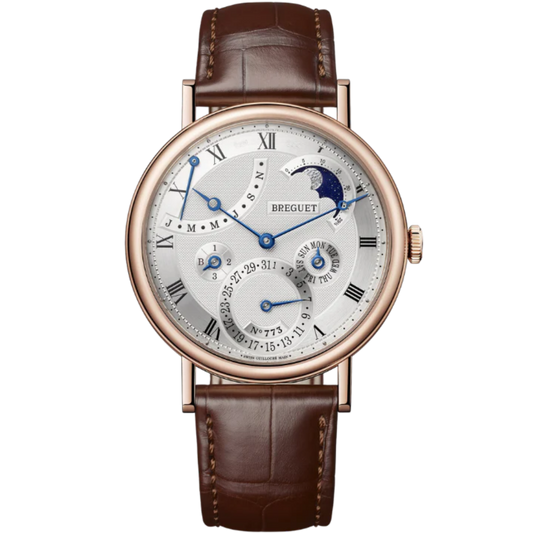 CLASSIQUE QUANTIEME PERPETUEL 7327 39 MM ROSE GOLD WITH SILVER DIAL