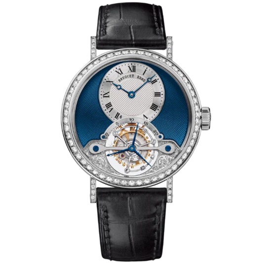 CLASSIQUE COMPLICATIONS 3358 35 MM 18K WHITE GOLD WITH BLUE ENAMEL COATING DIAL