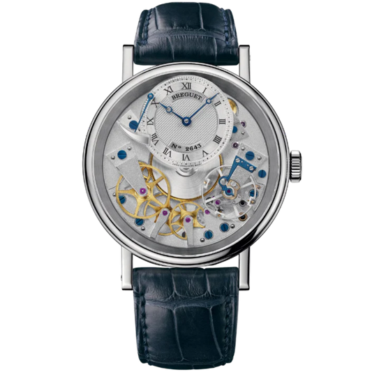 TRADITION 7057 40 MM WHITE GOLD WITH SILVER DIAL