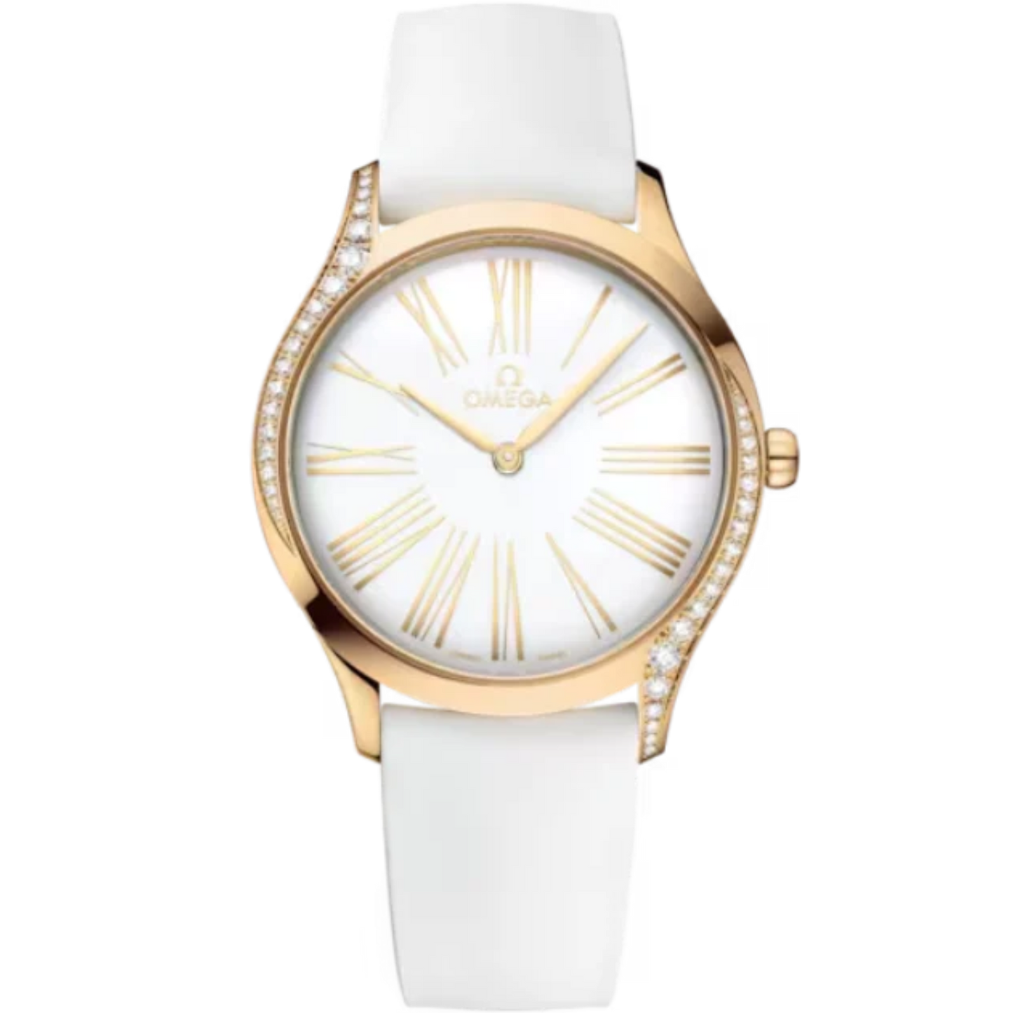 DE VILLE TRÉSOR 36 MM MOONSHINE™ GOLD WITH WHITE DIAL