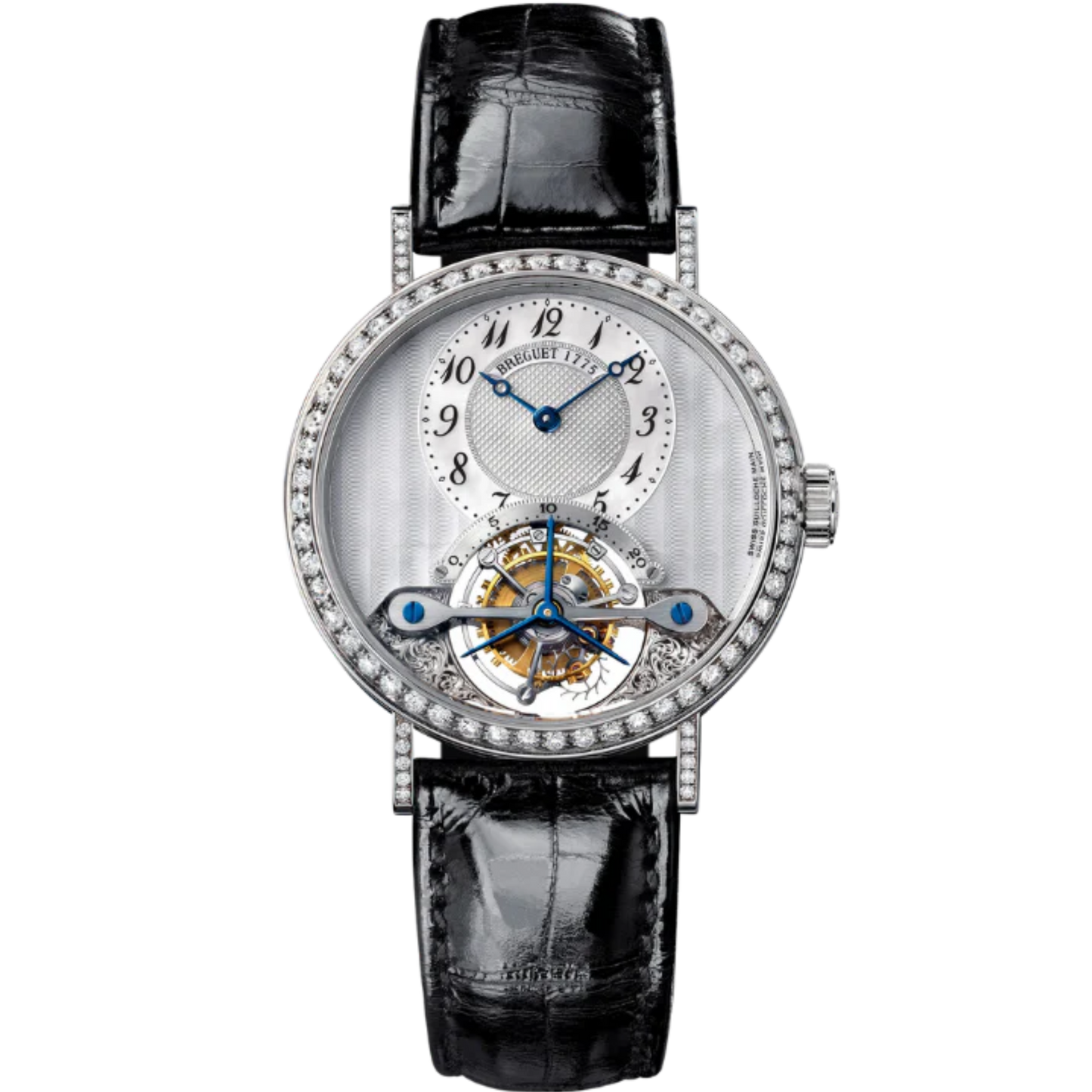CLASSIQUE COMPLICATIONS 3358 35 MM 18K WHITE GOLD WITH MOTHER OF PEARL DIAL