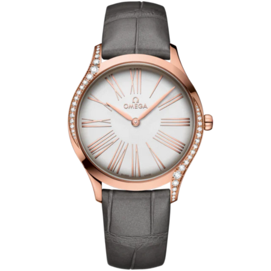 DE VILLE TRÉSOR 36 MM SEDNA™ GOLD WITH SILVER DIAL
