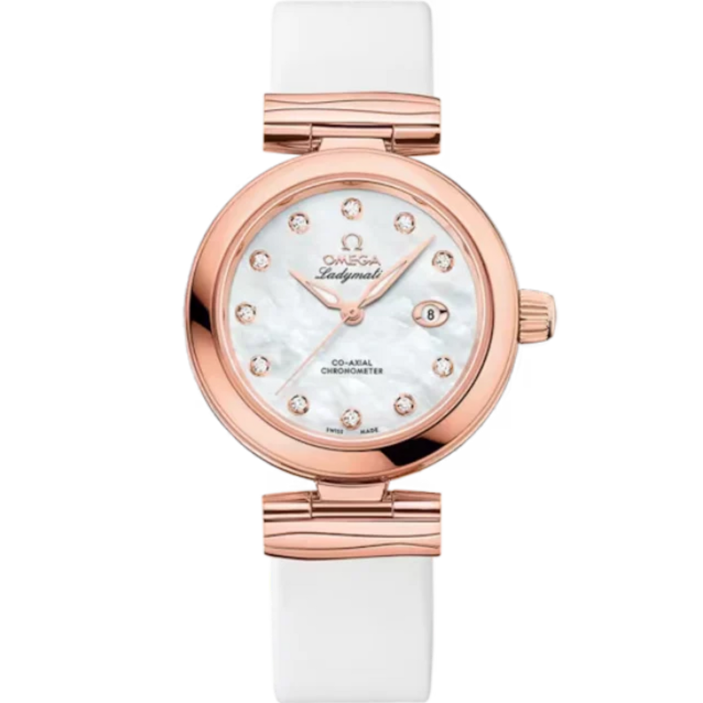 DE VILLE LADYMATIC 34 MM SEDNA™ GOLD WITH MOTHER OF PEARL DIAL
