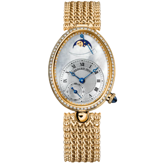 REINE DE NAPLES 8908 36 MM YELLOW GOLD WITH MOTHER OF PEARL DIAL