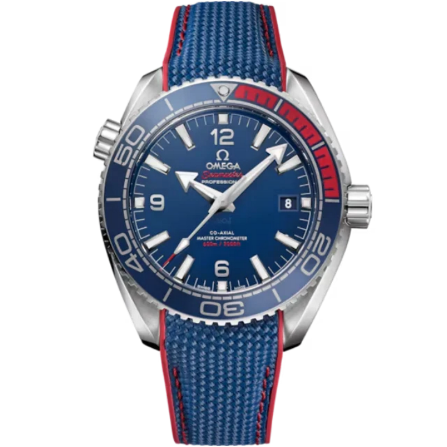 SEAMASTER PLANET OCEAN 600M "PYEONGCHANG 2018" LIMITED EDITION 43 MM STAINLESS STEEL WITH BLUE DIAL