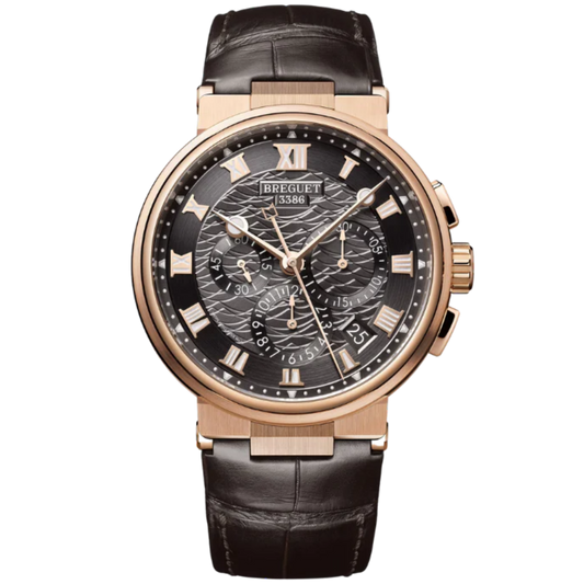 MARINE CHRONOGRAPHE 5527 42 ROSE GOLD WITH SLATE GREY DIAL