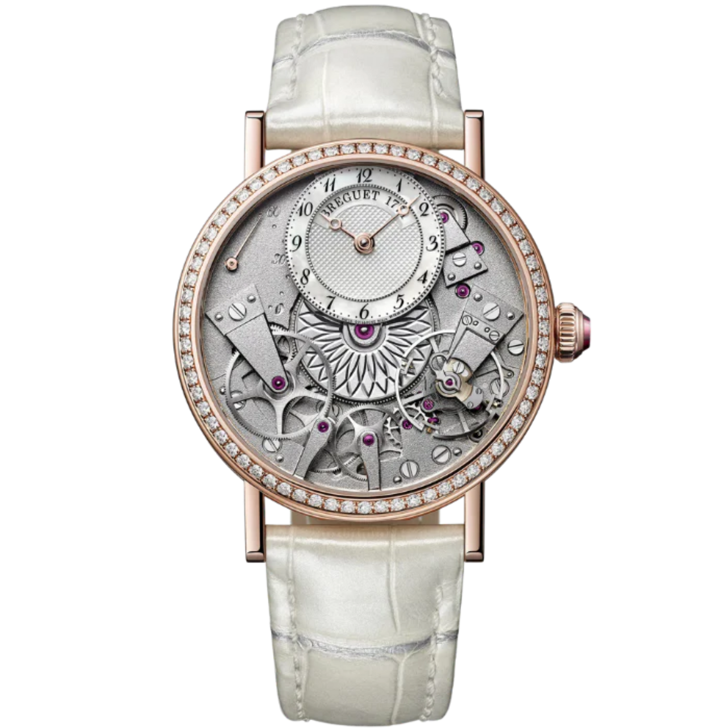 TRADITION DAME 7038 37 MM ROSE GOLD WITH MOTHER OF PEARL DIAL