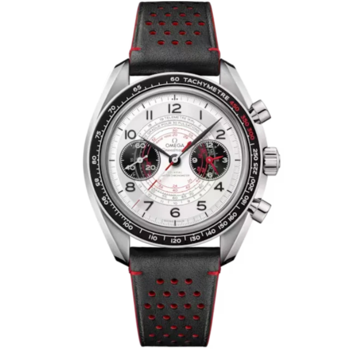SPEEDMASTER CHRONOSCOPE 43 MM STAINLESS STEEL WITH WHITE DIAL