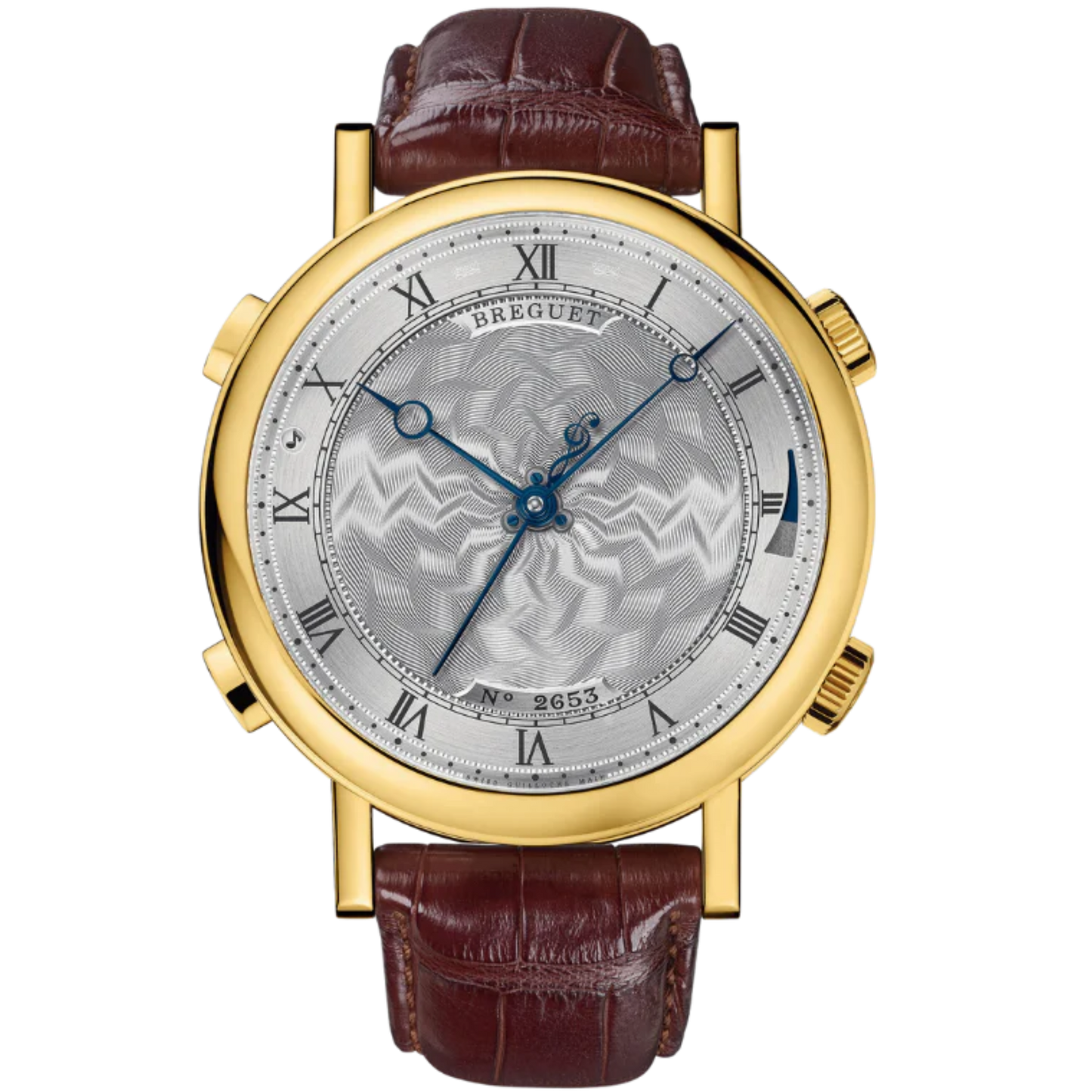 LA MUSICALE 7800 48 MM YELLOW GOLD WITH SILVER DIAL