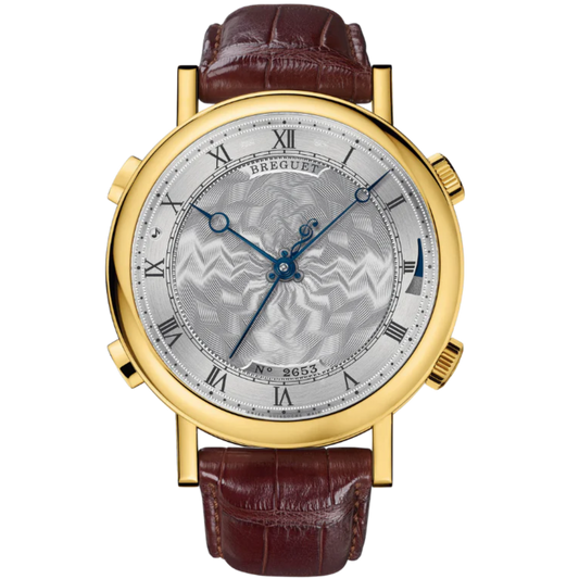 LA MUSICALE 7800 48 MM YELLOW GOLD WITH SILVER DIAL