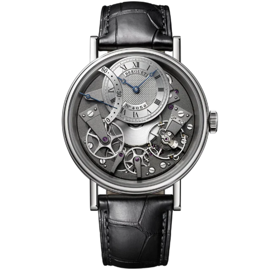 TRADITION 7097 40 MM WHITE GOLD WITH SILVER DIAL