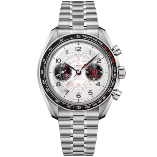 SPEEDMASTER CHRONOSCOPE 43 MM STAINLESS STEEL WITH SILVER DIAL