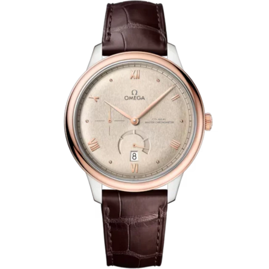 DE VILLE PRESTIGE 41 MM STAINLESS STEEL - SEDNA™ GOLD WITH LINEN DIAL