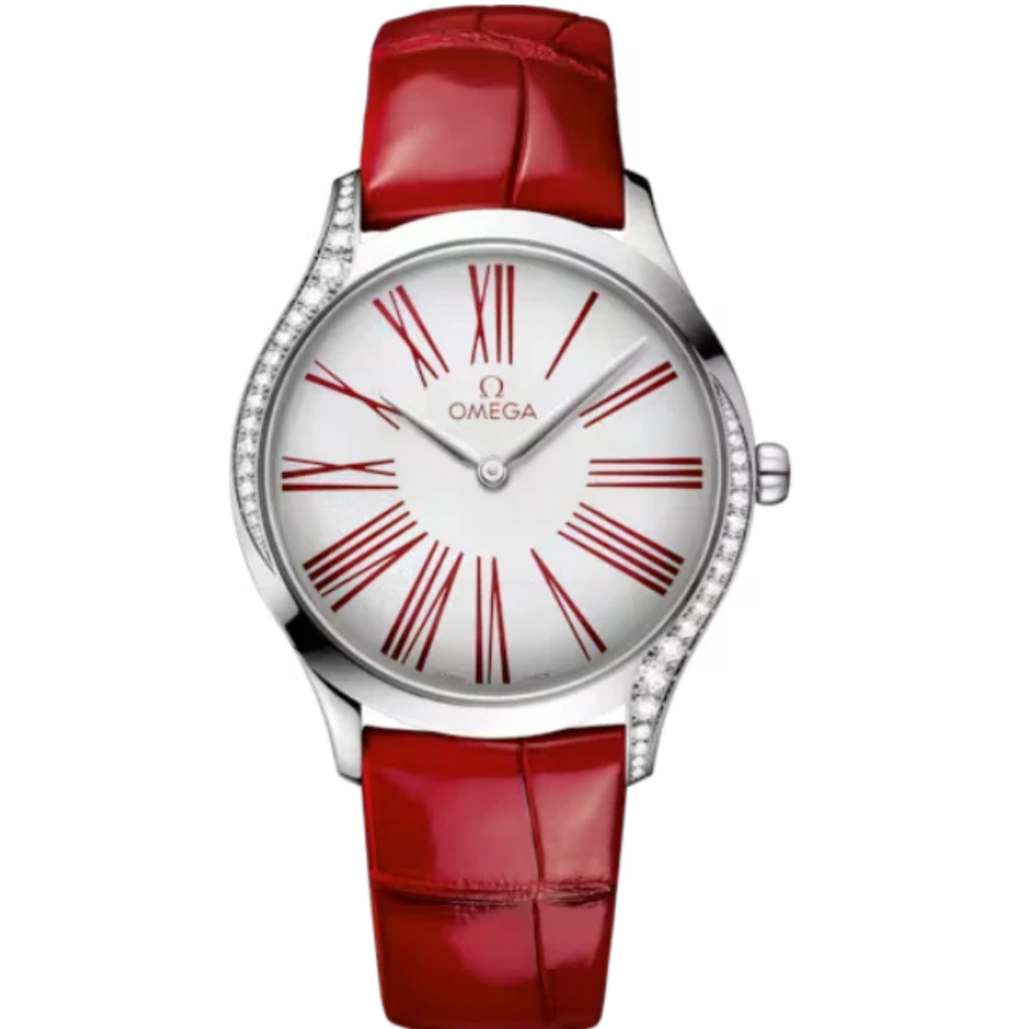 DE VILLE TRÉSOR 36 MM STAINLESS STEEL WITH WHITE DIAL