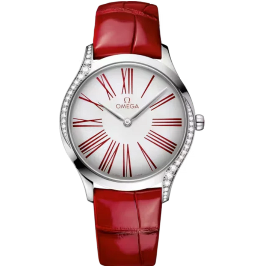 DE VILLE TRÉSOR 36 MM STAINLESS STEEL WITH WHITE DIAL
