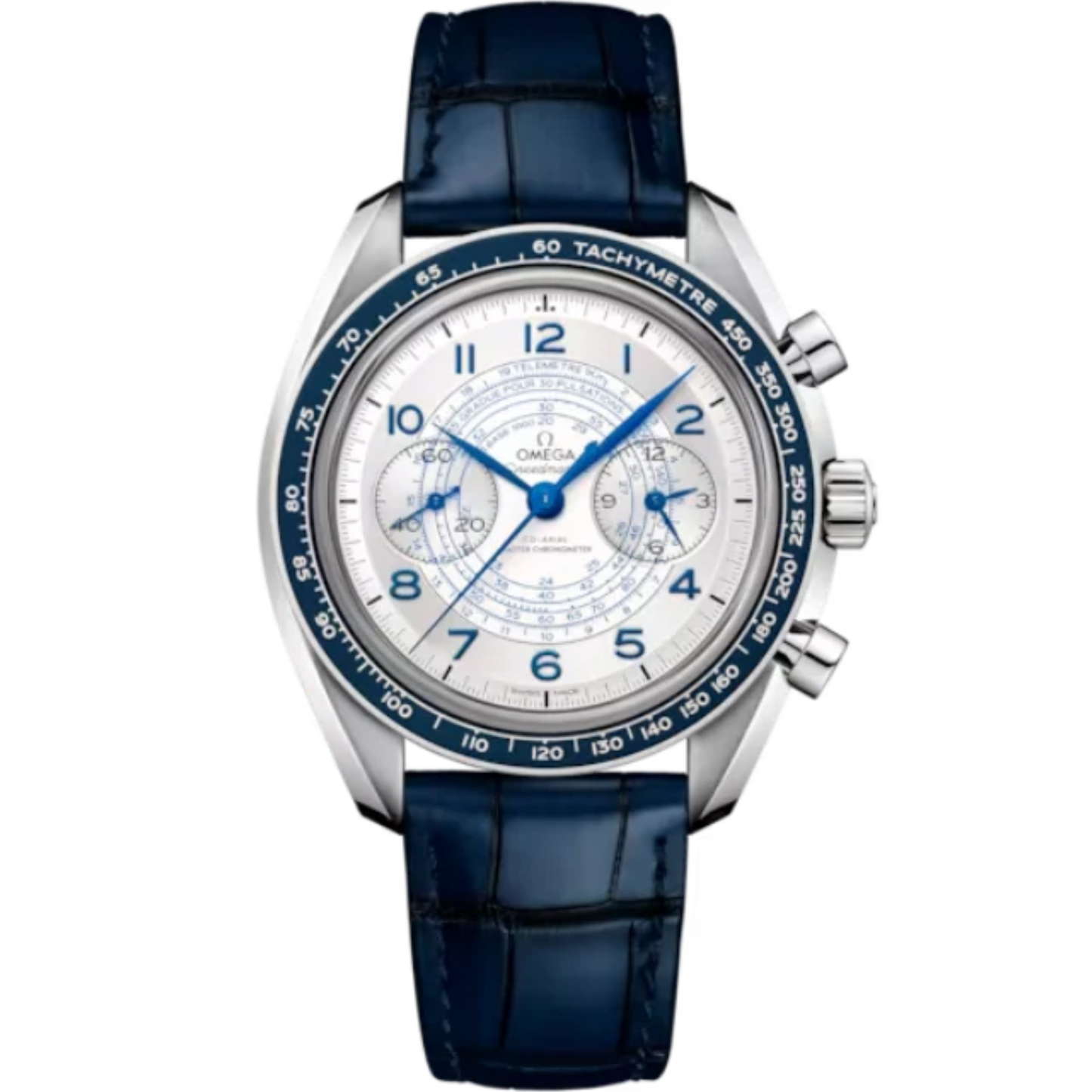 SPEEDMASTER CHRONOSCOPE 43 MM STAINLESS STEEL WITH SILVER DIAL