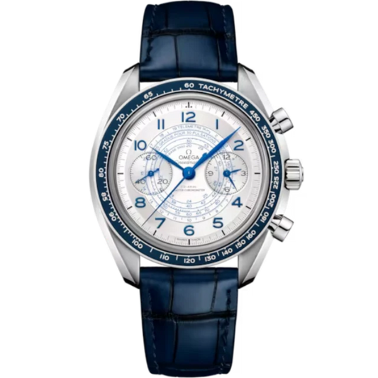 SPEEDMASTER CHRONOSCOPE 43 MM STAINLESS STEEL WITH SILVER DIAL