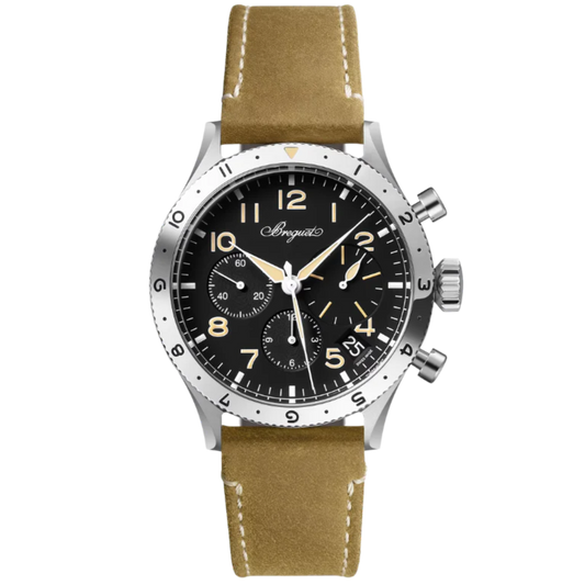 TYPE XX CHRONOGRAPHE 2067 42 MM STAINLESS STEEL WITH BLACK DIAL