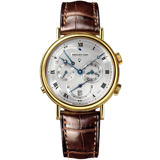 LE REVEIL DU TSAR 5707 39 MM YELLOW GOLD WITH SILVER DIAL