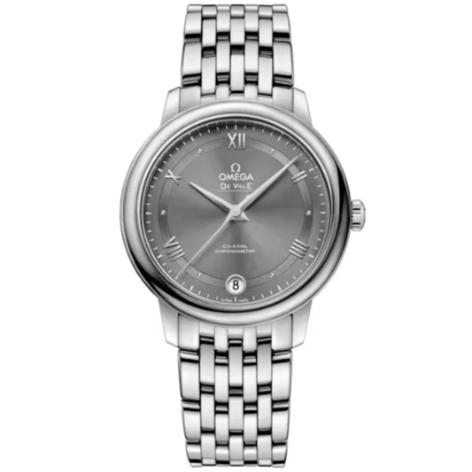 DE VILLE PRESTIGE 33 MM STAINLESS STEEL WITH GREY DIAL
