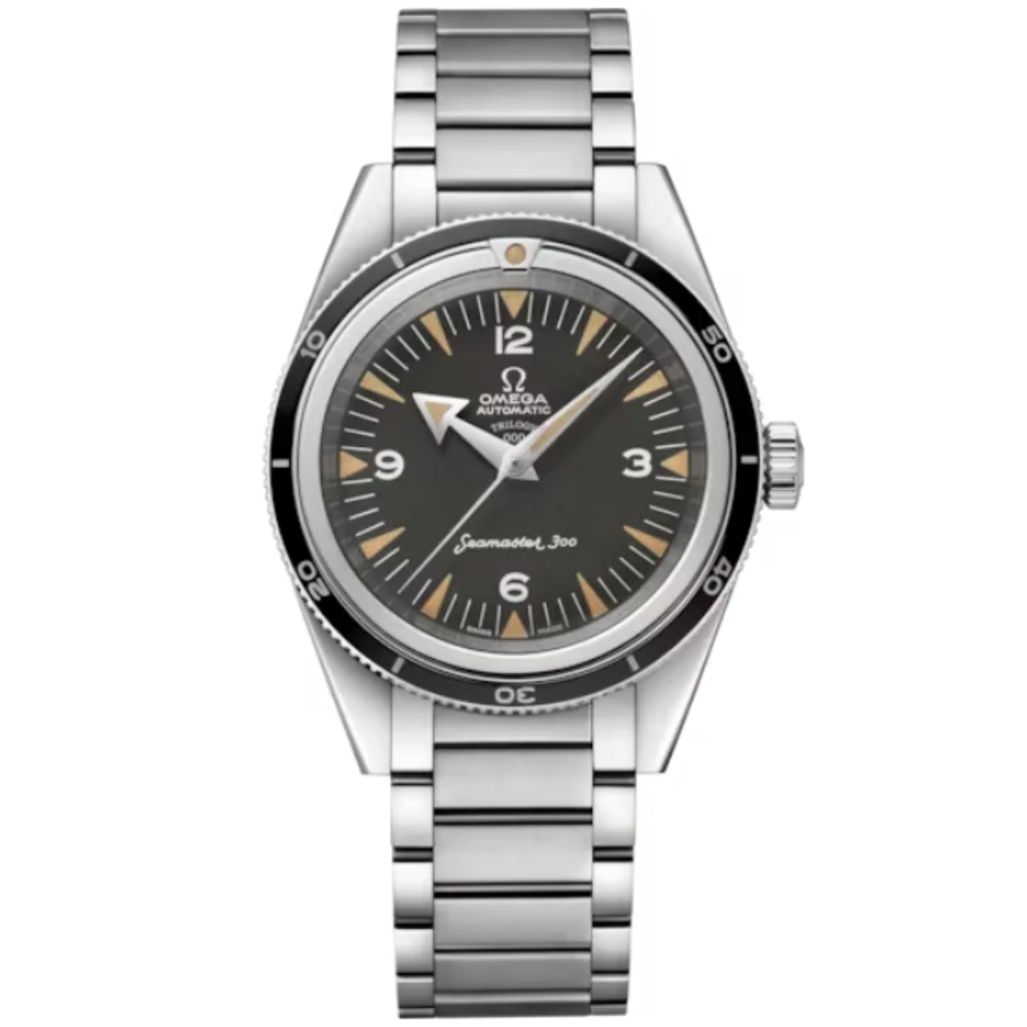 SEAMASTER 300 TRILOGY SET LIMITED EDITION 557 39 MM STAINLESS STEEL WITH BLACK DIAL