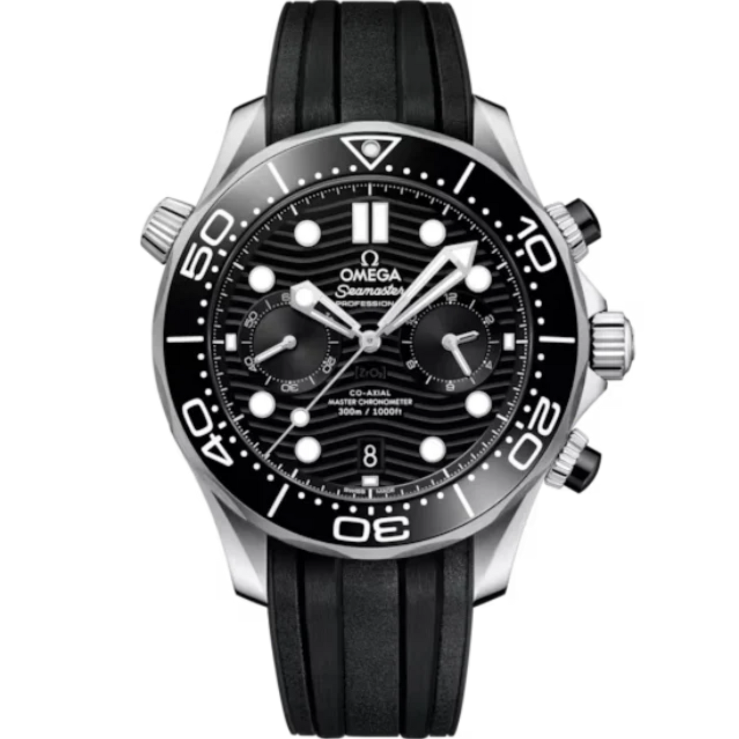SEAMASTER DIVER 300M 44 MM STAINLESS STEEL WITH BLACK DIAL