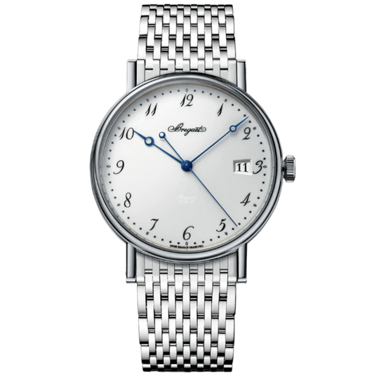 CLASSIQUE 5177 38 MM WHITE GOLD WITH WHITE "GRAND FEU" ENAMEL DIAL