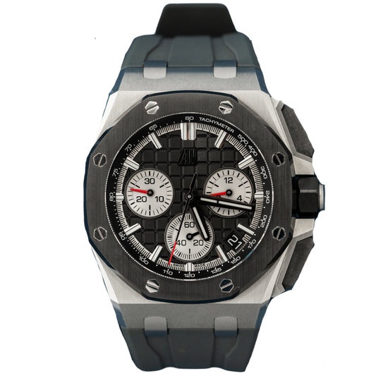 Audemars Piguet Royal Oak Offshore Ref. 26420SO.OO.A002CA.01 43mm Chronograph Black Dial with White Subdials