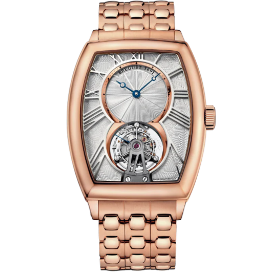 HERITAGE 5497 42 MM ROSE GOLD WITH SILVER DIAL