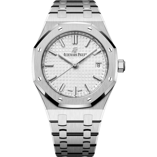 Royal Oak Selfwinding 34MM Stainless Steel Bracelet Silver-Toned Dial With Grande Tapisserie Pattern Stainless Steel Case
