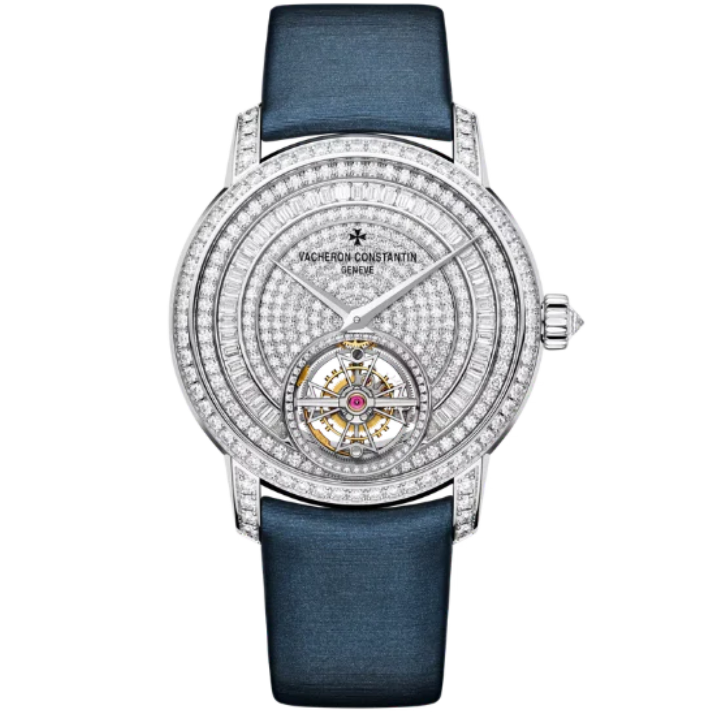 TRADITIONNELLE TOURBILLON JEWELLERY 39 MM 18K WHITE GOLD WITH WHITE GOLD DIAL