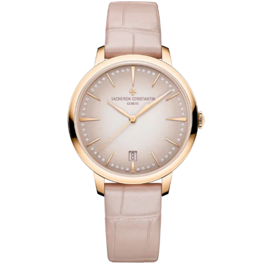 PATRIMONY SELF-WINDING 36 MM PINK GOLD WITH PINK BRASS DIAL